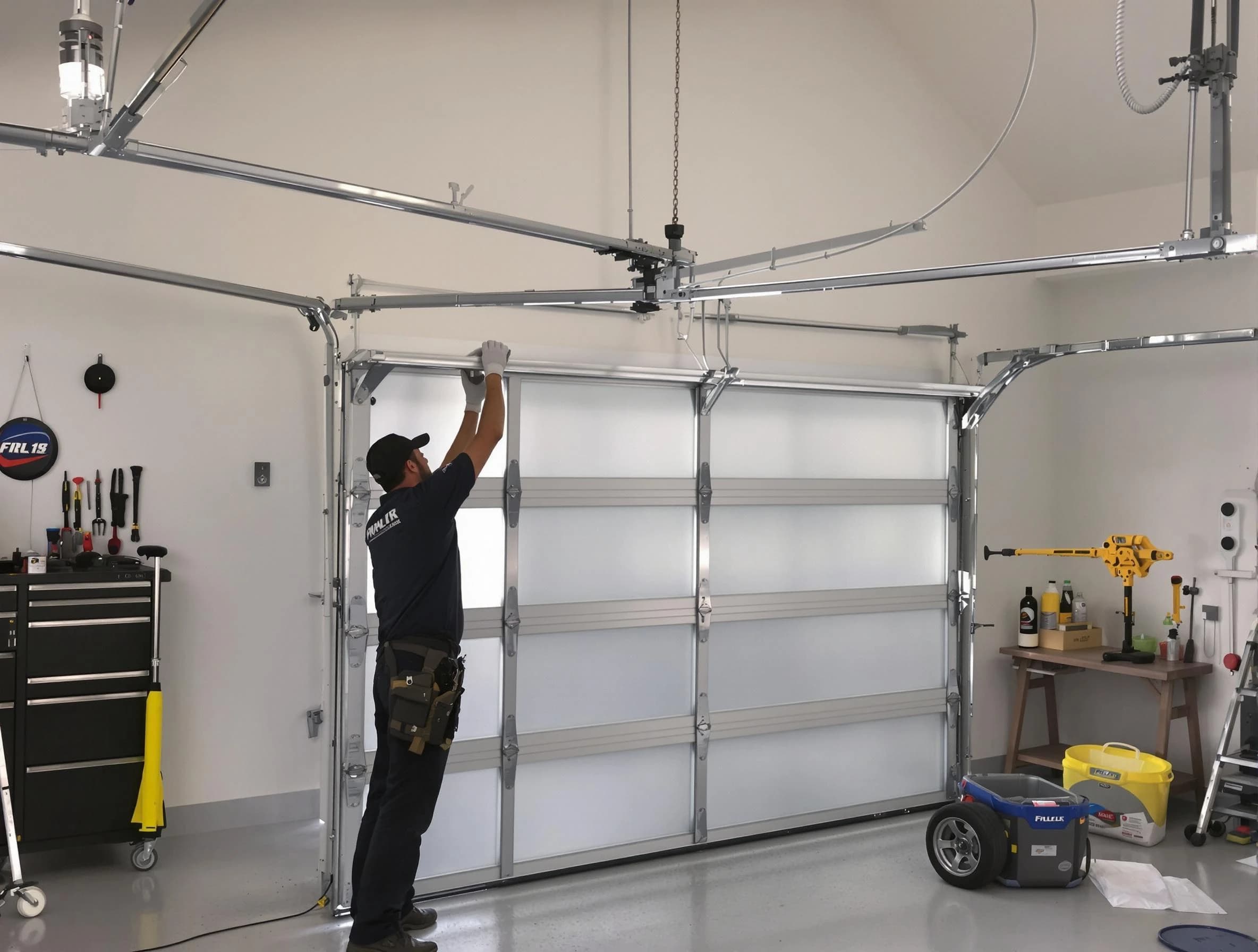 Oakmont Garage Door Repair certified team performing precision garage door installation in Oakmont