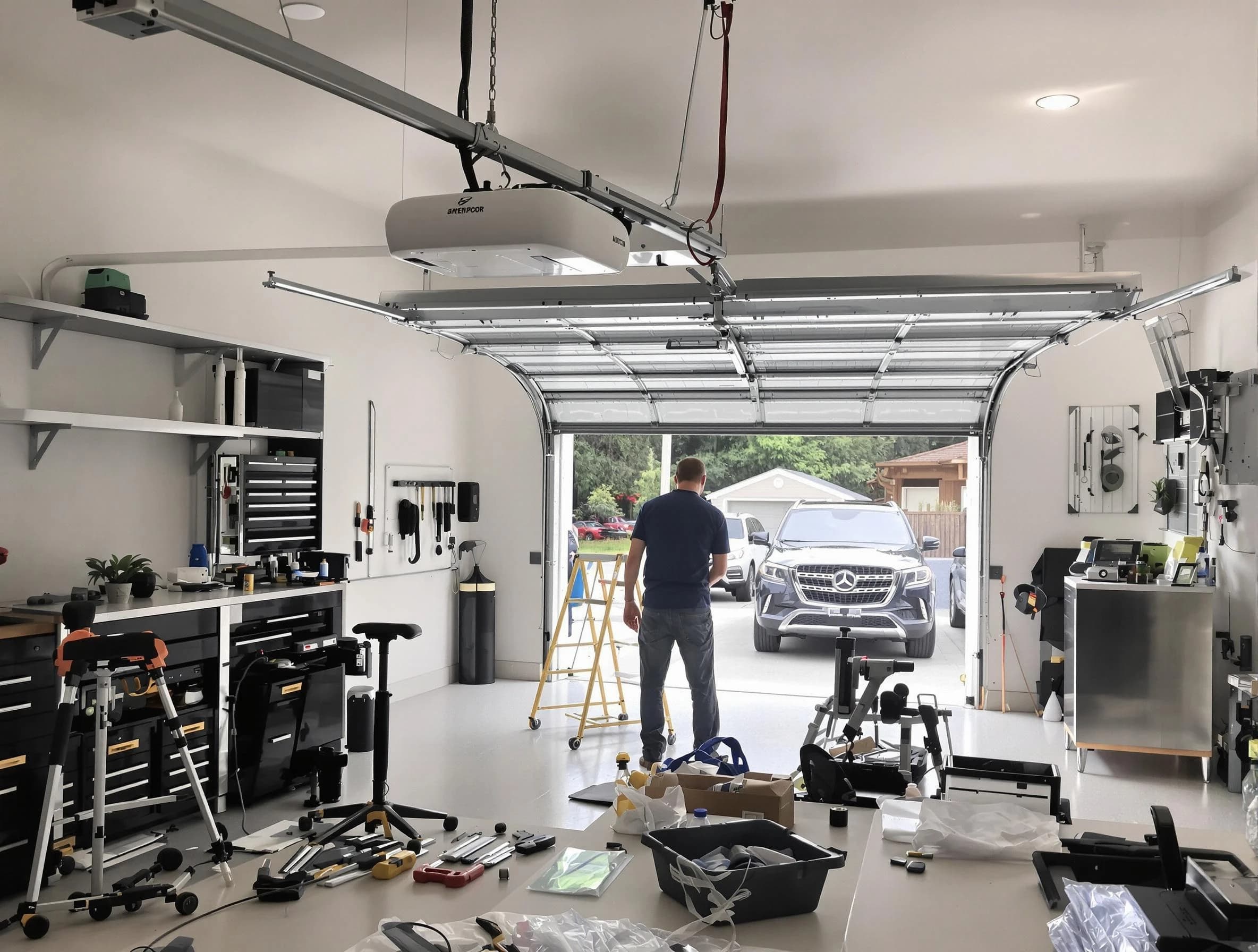 Garage door opener installation by Oakmont Garage Door Repair in Oakmont
