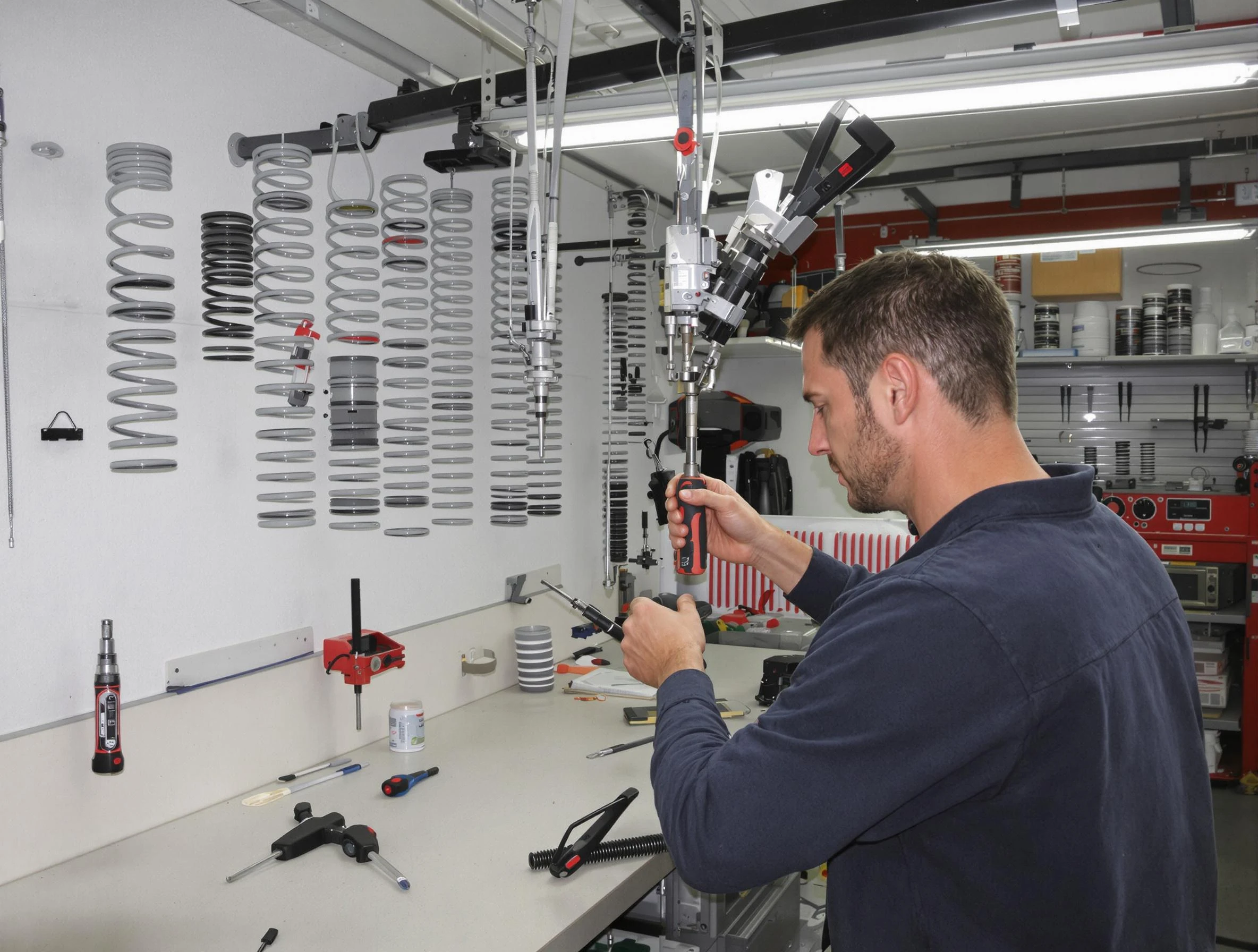 Oakmont Garage Door Repair safety certified technician performing precision spring replacement in Oakmont
